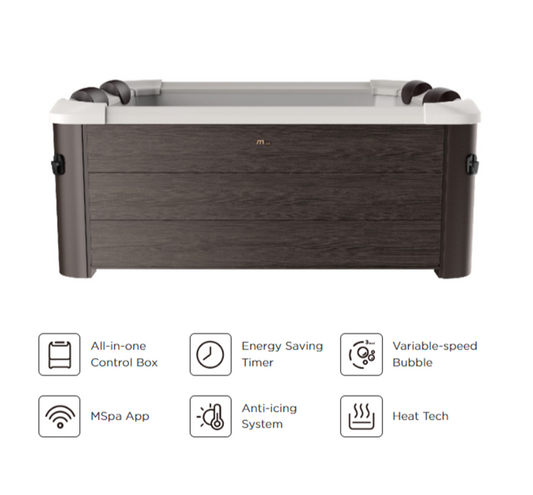 MSPA Tribeca Square – Bubble Spa | 6-Seater