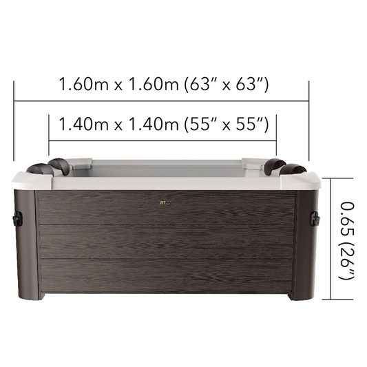 MSPA Tribeca Square – Bubble Spa | 6-Seater