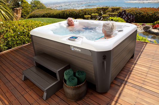 Relax in Style with a 4-Seater Hot Tub from HotTubKart.com