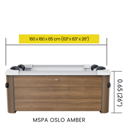 MSPA Oslo Amber – | 6 Seater | Jet + Bubble Spa
