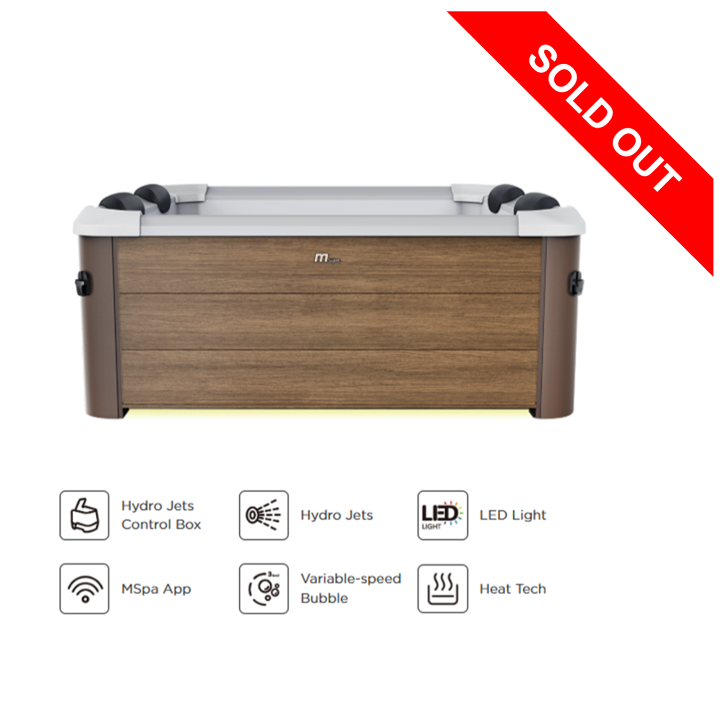 MSPA Oslo Amber – | 6 Seater | Jet + Bubble Spa