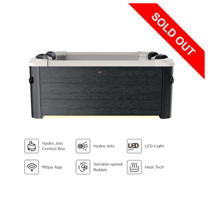 MSPA Oslo Square – | 6 Seater | Jet + Bubble Spa