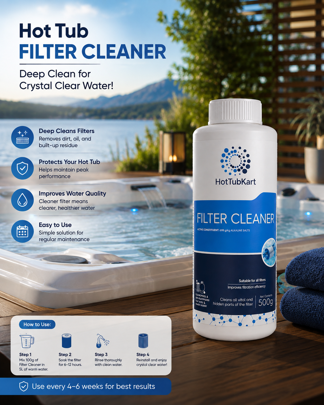 Spa & Pool Filter Cleaner