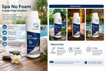 No Foam – Spa & Hot Tub Anti-Foam Treatment